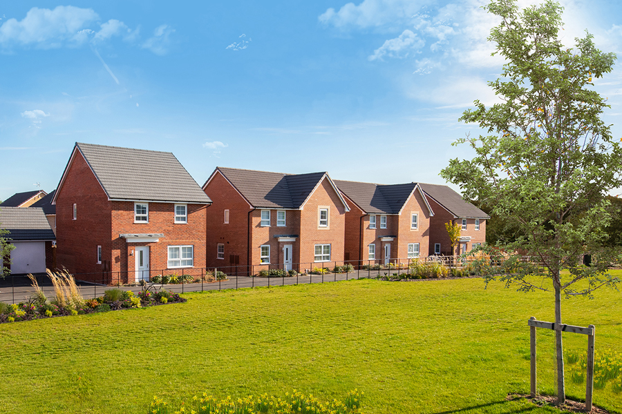 Barratt Homes street scene